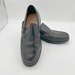 Cole Haan Grand Os Santa Barbara C25938 Mens 11 Black Leather Loafers Slip On